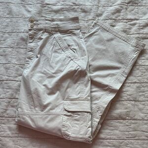Abercrombie & Fitch Cream Cargo Pants